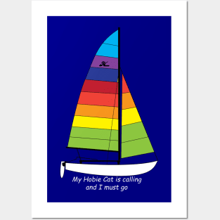 Hobie 16 Catamaran Sailboat Posters and Art